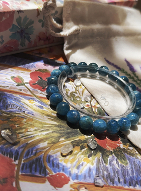 威尼斯天然蓝磷灰石手链