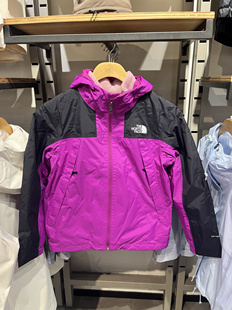 TheNorthFace/北面儿童Antora冲锋衣抓绒三合一防水外套 8AKB