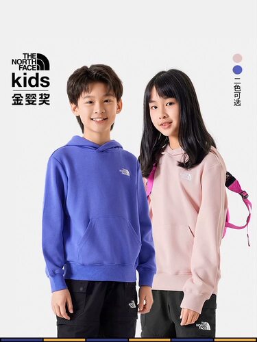 断码特价 TheNorthFace/北面儿童休闲loog印花款套头卫衣 88H3