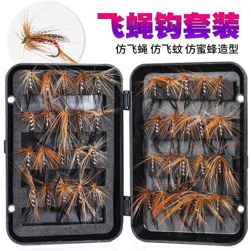 仿生昆虫饵飞蝇钩白条钩