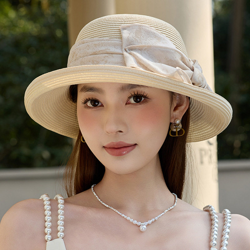 法式蝴蝶结仿麻渔夫帽女可折叠可水洗遮阳防晒帽显脸小时尚百搭潮,服饰配件/皮带/帽子/围巾,防晒帽,淘宝优惠券,粉丝福利购,淘宝优惠卷