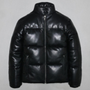 男女立领真皮羽绒防寒服头层绵羊真皮皮衣修身 青年廓形简约保暖丰