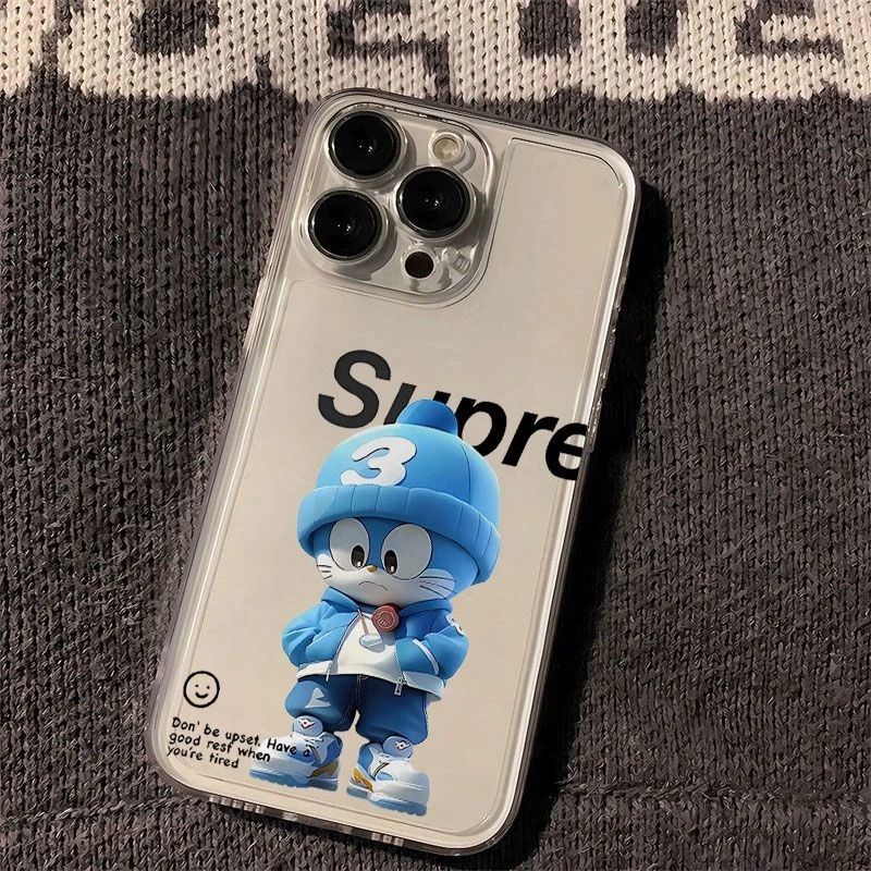 潮酷哆啦适用苹果17promax手机壳16/15卡通14新款11华为mate60/p70荣耀90/vivox100小米12可爱OPPO红米note13
