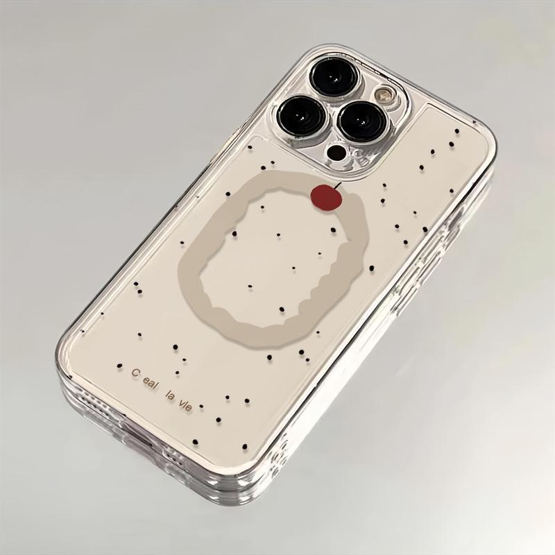 波点樱桃适用苹果17手机壳iPhone14/16/15promax新款11华为nova13荣耀p80红米note10女opporeno7小米vivos12x