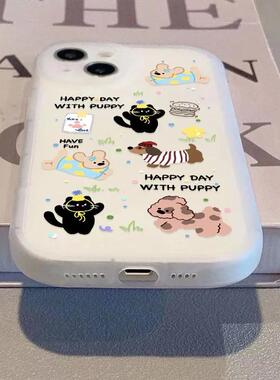 玩耍动物适用苹果17promax手机壳16/15卡通14新款11华为mate60/p70荣耀90/vivox100小米12可爱OPPO红米note13