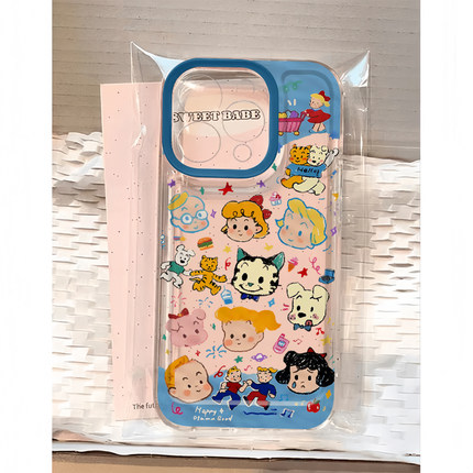 涂鸦原田治适用苹果16promax手机壳iPhone15pro新款12华为mate70卡通p70小米14软壳vivooppo荣耀11红米note13