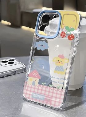 温暖房子适用苹果17/16pro手机壳华为mate60超薄p50荣耀100红米note11女OPPOreno13/9/8/7小米14/vivos12/s15