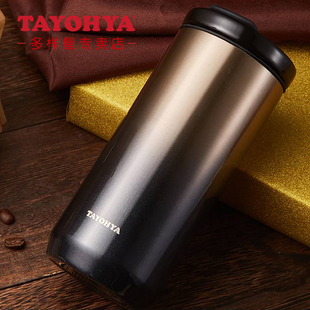 TAYOHYA多样屋星空陶瓷盖保温杯304不锈钢办公保温水杯咖啡牛奶杯