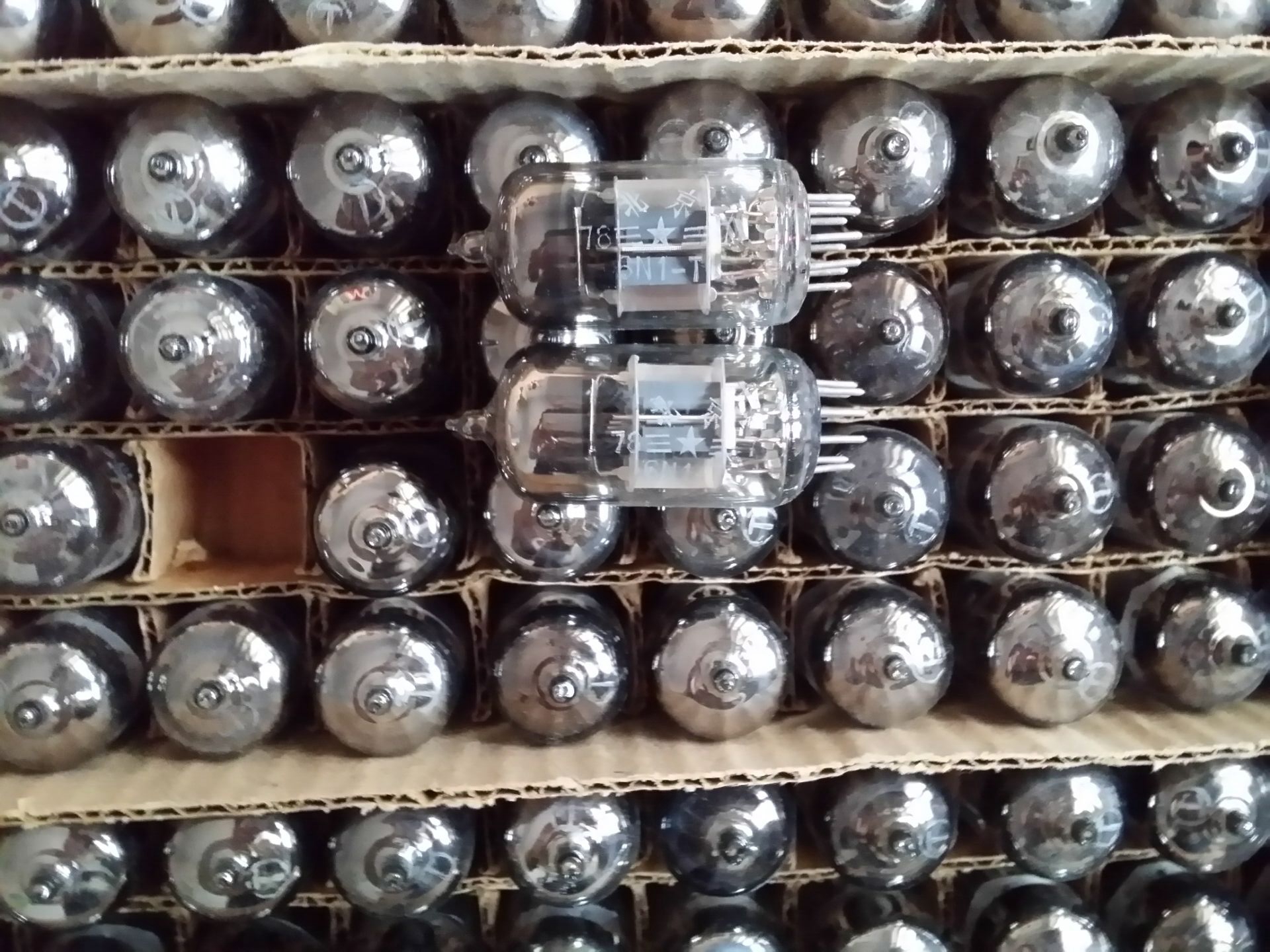 超级毒声闭屏北京6N1-T电子管 T级 PK ECC85 6H1N 6n1电子管