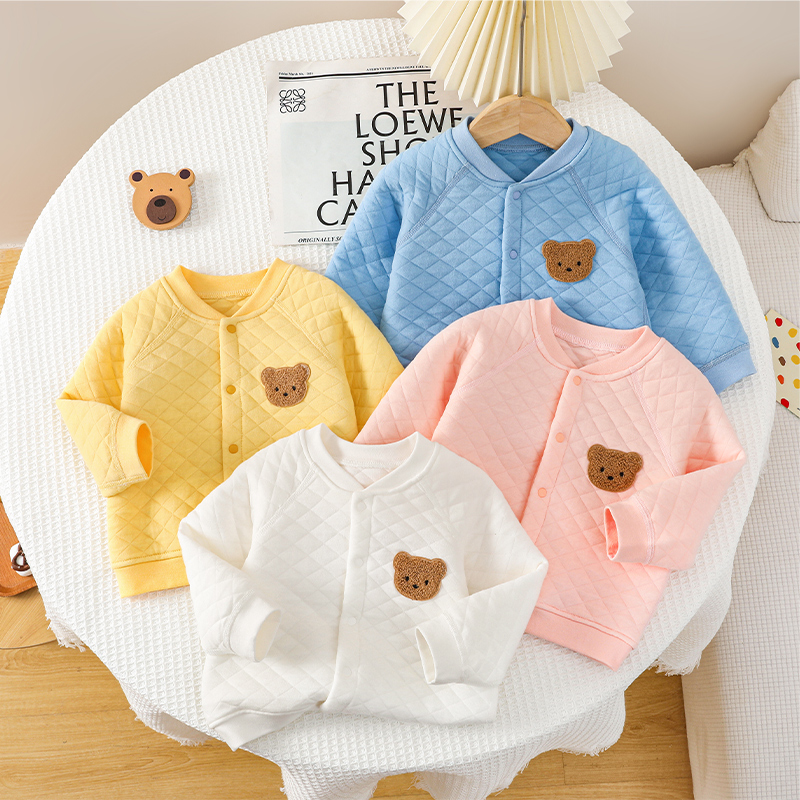 保暖夹棉春秋开衫休闲春秋外套