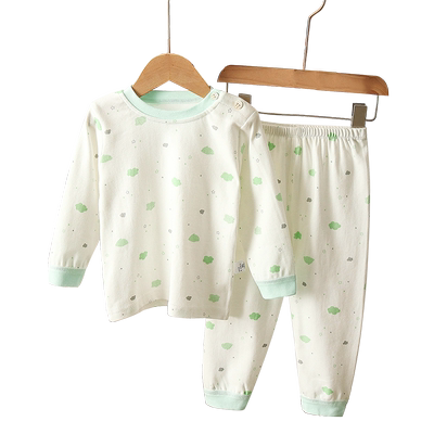 宝宝纯棉内衣春秋冬季套装