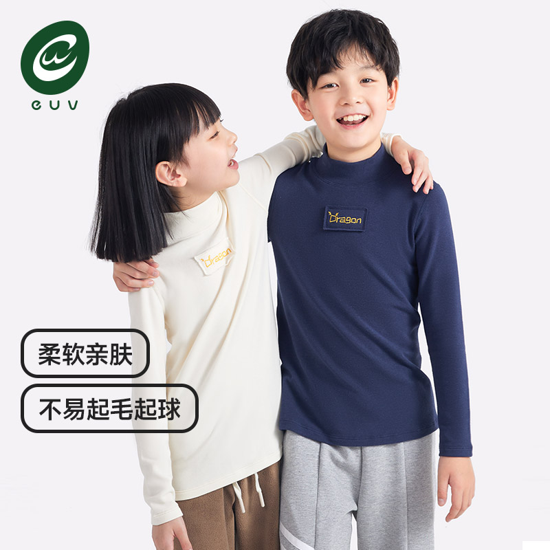 euv半高领德绒打底衫秋冬款