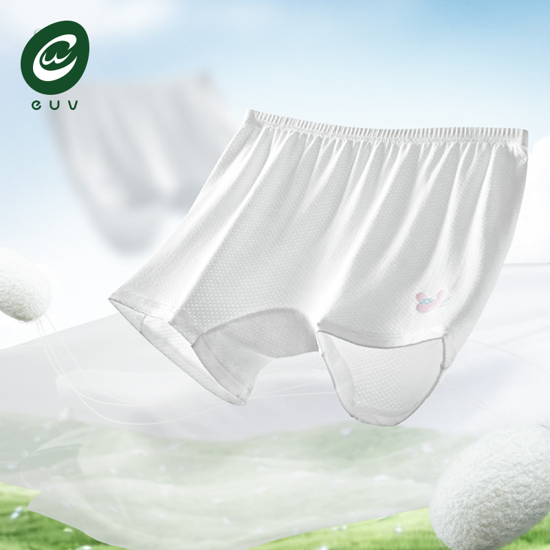 euv女童莫代尔蚕丝网眼安全裤