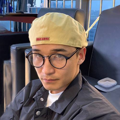 日系复古前进鸭舌帽子女夏季薄款