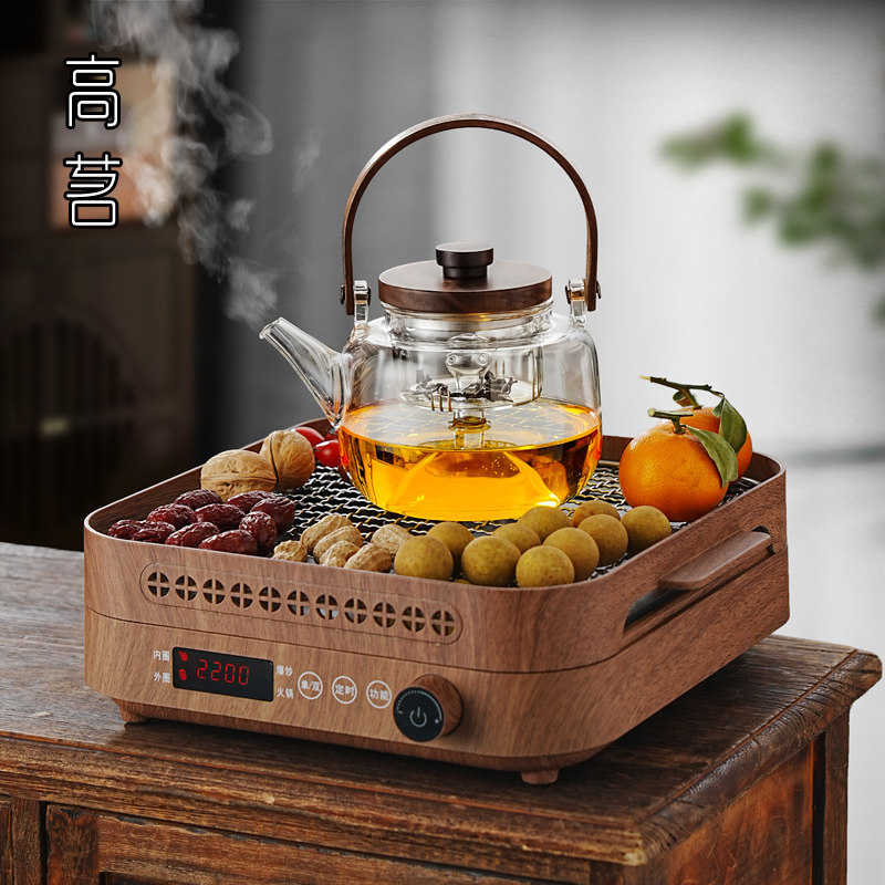 新疆包邮中式电围炉煮茶套装2025新款冬季电陶炉煮茶壶家用室内网,餐饮具,茶壶,淘宝优惠券,粉丝福利购,淘宝优惠卷