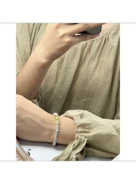 星月菩提子文玩手链男女高密顺白单圈情侣节节高绕指柔佛珠手串