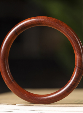 花梨木手镯气质木镯平安如意贵妃