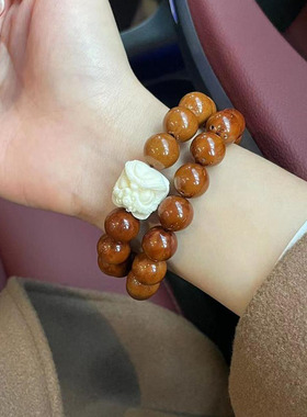 抖音同款紫金鼠醒狮手串