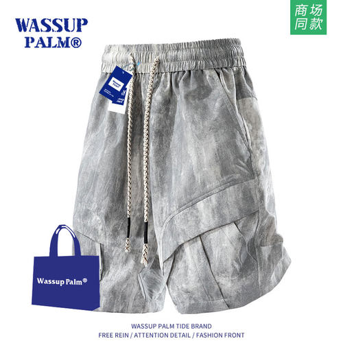 WASSUPPALM短裤男夏季2025新款