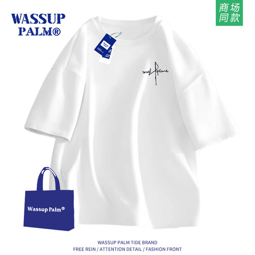 WASSUPPALM短袖t恤男2026新款夏