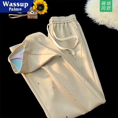 WASSUPPALM裤子男款2025新款春