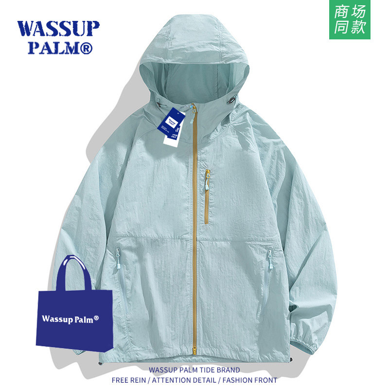 WASSUP PALM防晒衣男2026新款夏季防紫外线冰丝薄款速干钓鱼外套