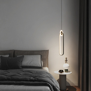 线鱼线 线吊线 极简现代简约风房间卧室主卧床头单个线 线形长线