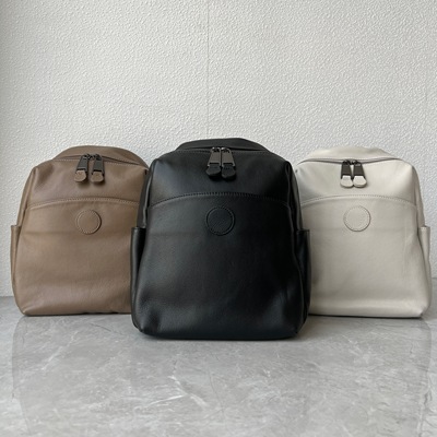 全皮自然摔头层牛皮小众时尚双肩包真皮软皮轻便大容量背包女书包