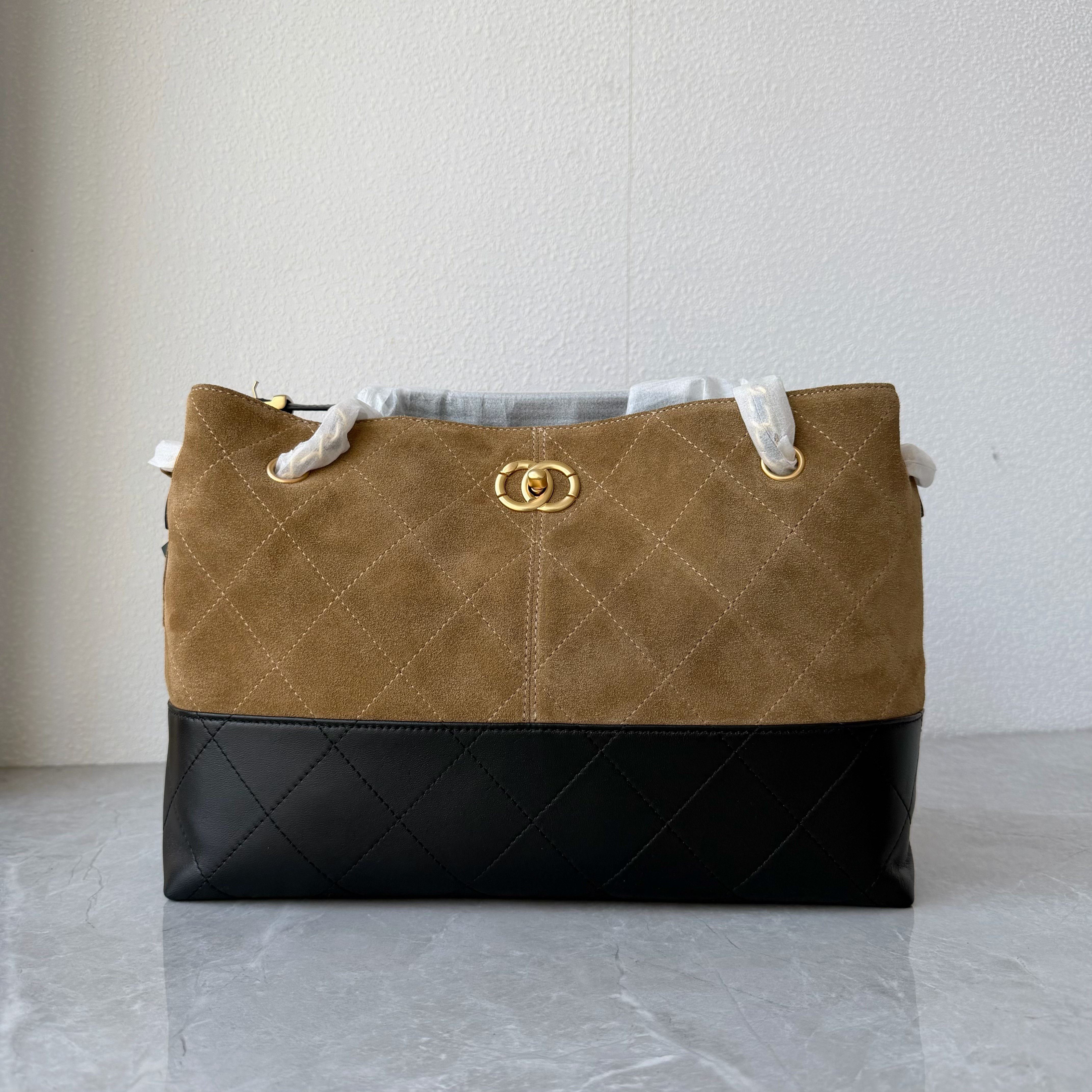 羊皮配磨砂牛皮~高品质新款小香风托特包菱格通勤大容量单肩包女,箱包皮具/热销女包/男包,通用款女包,淘宝优惠券,粉丝福利购,淘宝优惠卷