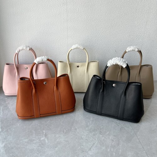 进口头层牛皮高品质花园包真皮女士手提包百搭大容量子母斜跨包包