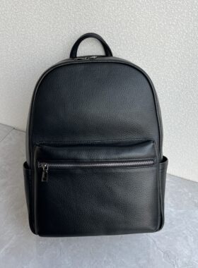 商场货高品质头层牛皮双肩背包休闲大容量电脑包真皮百搭男女背包