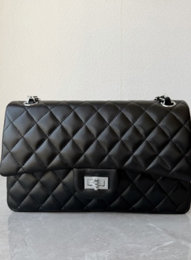 真皮头层羊皮小香风链条菱格包cf经典百搭腋下包时尚单肩斜跨女包