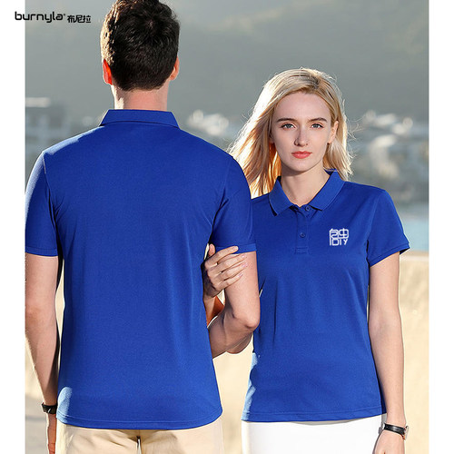 翻领短袖polo衫工作服t恤定制