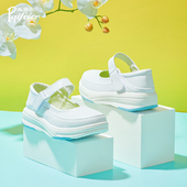 春夏季 派菲尔护士鞋 女软底牛皮透气不累脚舒适防滑平底真皮医护鞋