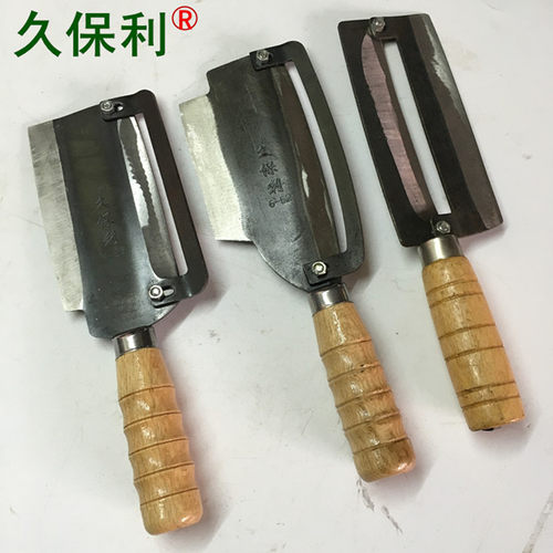 久保利甘蔗刀手工锻打削皮刀刨刀