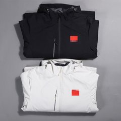 际华3503秋冬户外夹克外套23制式加绒一体冲锋衣 后背反光长城图