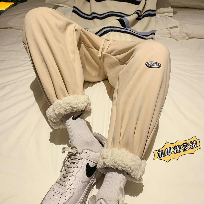 东北大棉裤加绒加厚束脚裤子B342-K6381-P55控78，男装棉裤，电商B342