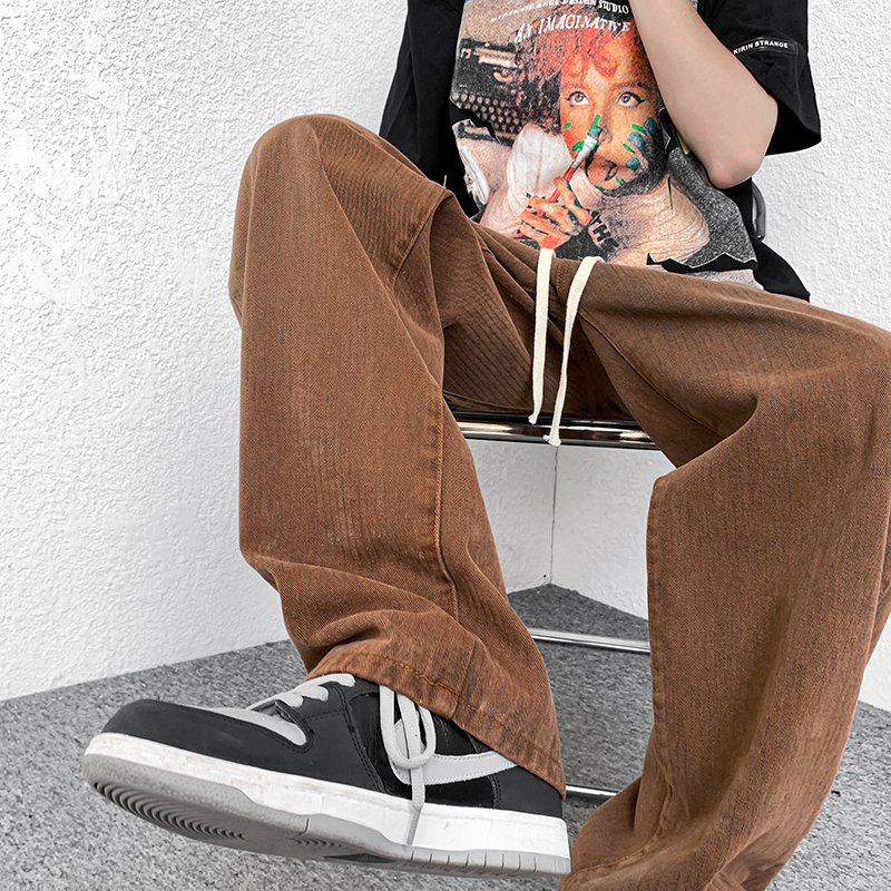 特殊面料夏季薄款条纹牛仔裤B342-NK1012-P50控68，男装牛仔裤，电商B342