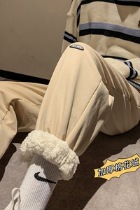 东北大棉裤 加绒加厚束脚裤子B342-K6381-P55控78图片