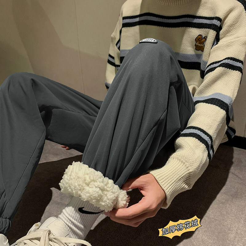 东北大棉裤加绒加厚束脚裤子B342-K6381-P55控78，男装棉裤，电商B342