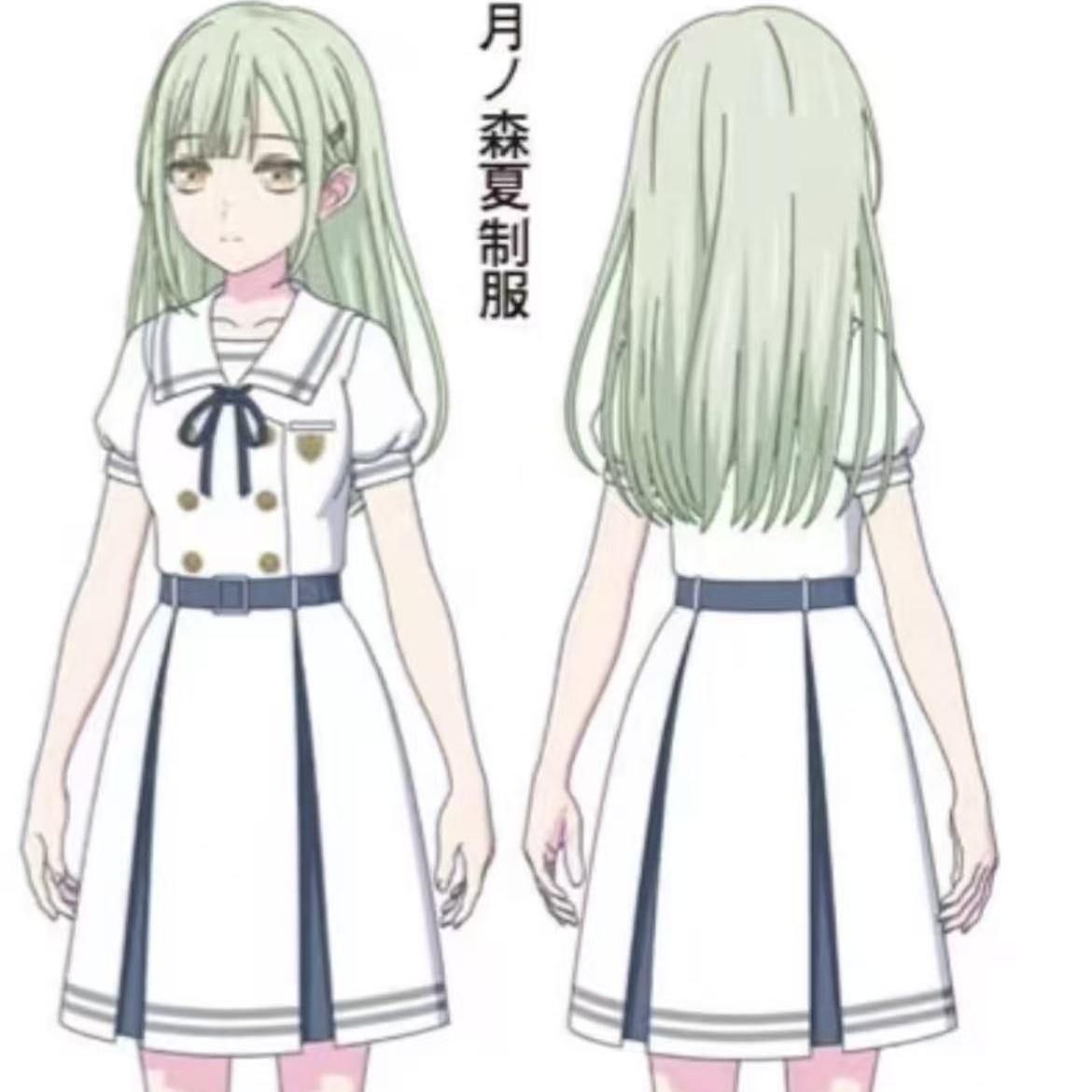 BanDream mygo月之森夏服全员仓田真白cos服装制服水手服
