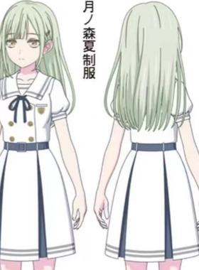 BanDream mygo月之森夏服全员仓田真白cos服装制服水手服