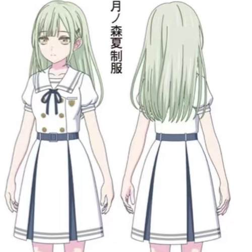 BanDream mygo月之森夏服全员仓田真白cos服装制服水手服