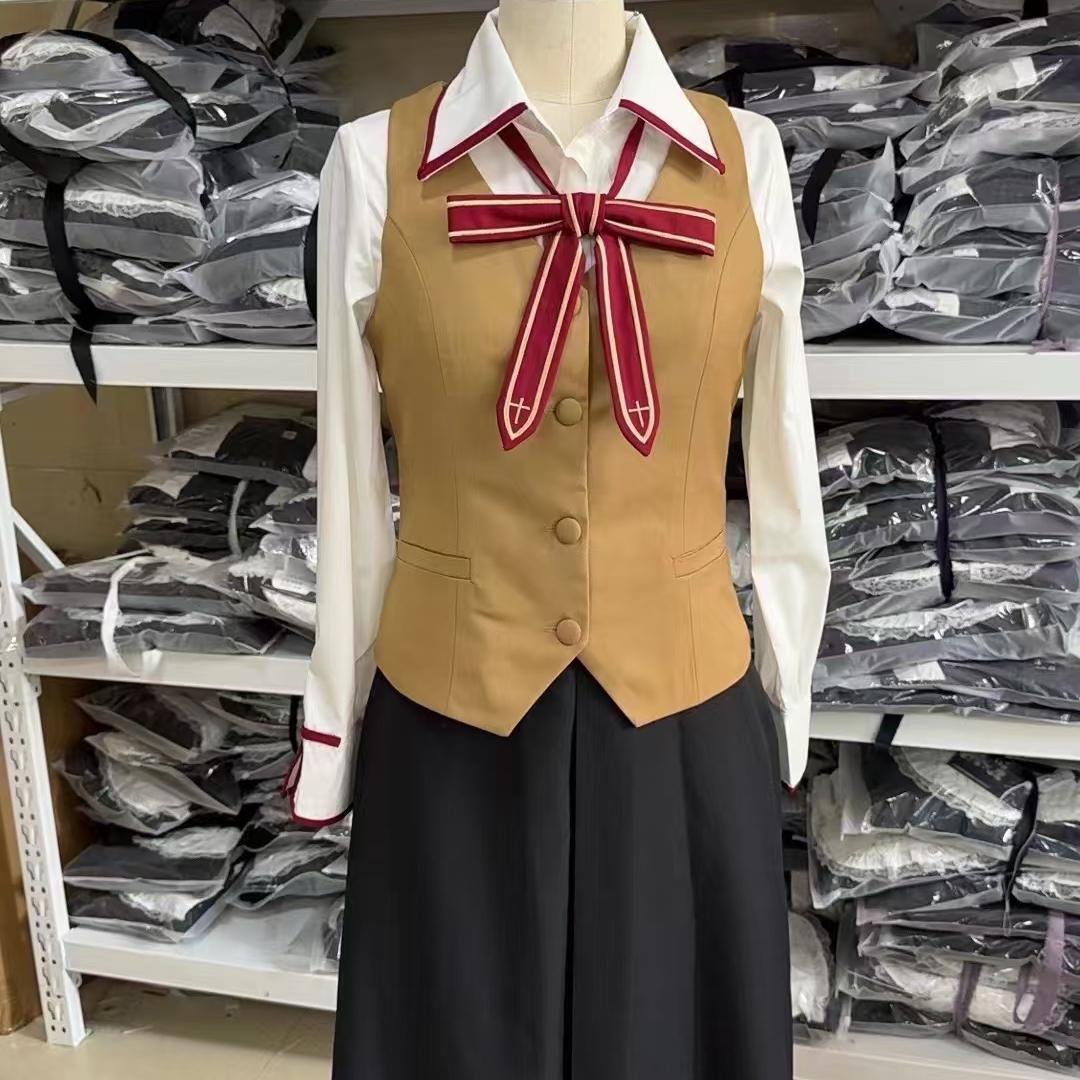 空之境Fat间桐樱远坂凛cos服二次元动漫cosplay校服制服日系