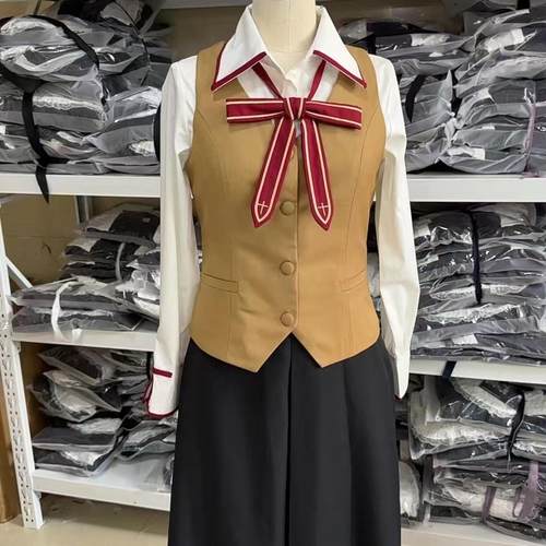 空之境Fat间桐樱远坂凛cos服二次元动漫cosplay校服制服日系