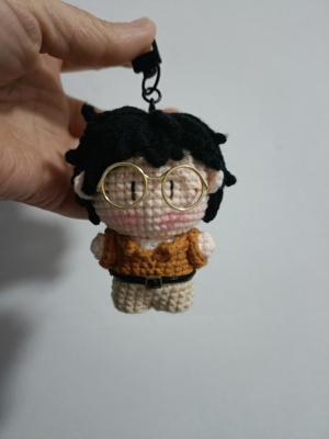 手工喜人奇妙夜张呈玩偶diy挂件毛线钩针自制钥匙扣送朋友