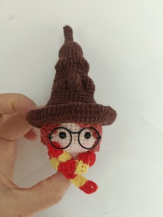 【成品】手工钩针diy玩偶罗恩哈利波特赫敏团子软糖钥匙包包挂件