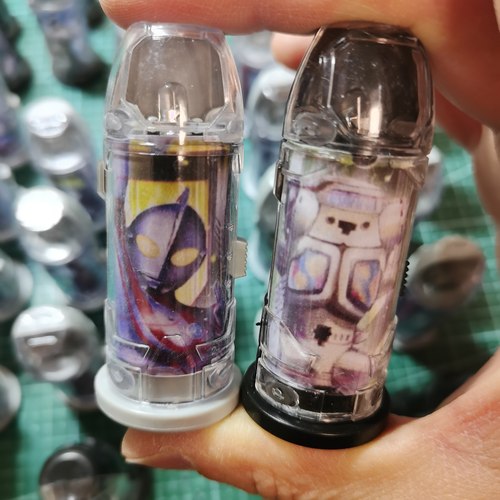自制捷德胶囊可联动中文版捷德变身器怪兽发光胶囊融合卡片配套