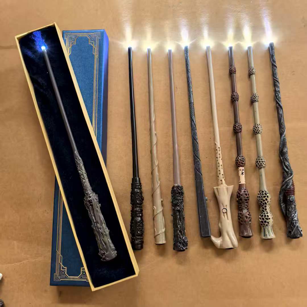 哈利波特发光魔杖灯法棒儿童玩具新年元旦节送人礼物环球影城纪念