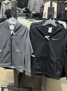 犇犇运动Nike/耐克PRO THERMA-FIT 男加绒训练速干连帽外套DD2125